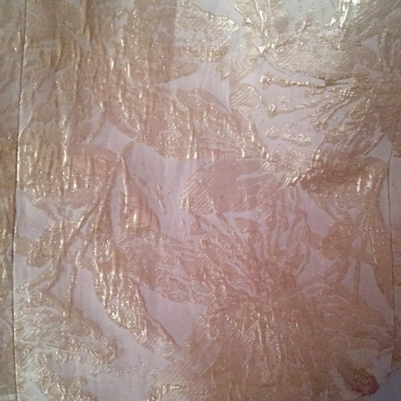 EVAN PICONE, GOLD AND BEIGE JACQUARD DRESS, SZ.10P - Picture 4 of 11
